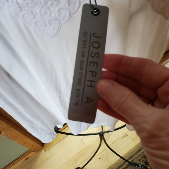 Joseph A White Scalloped Lace Sleeveless Sz. S Tank Top Tunic - Picture 4 of 11